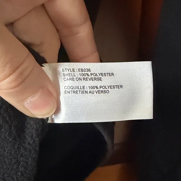 Black Men’s Eddie Bauer Pullover w/Ford Logo - Picture 7 of 12